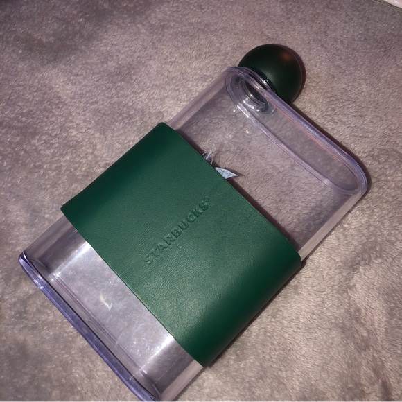 Starbucks Mint Coffee Leaf with Sleeve Water  Bottle 14oz 414ml - Picture 8 of 16
